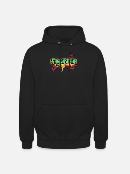 Physik Graffiti-Art Physikerin - Unisex Hoodie - Schwarz