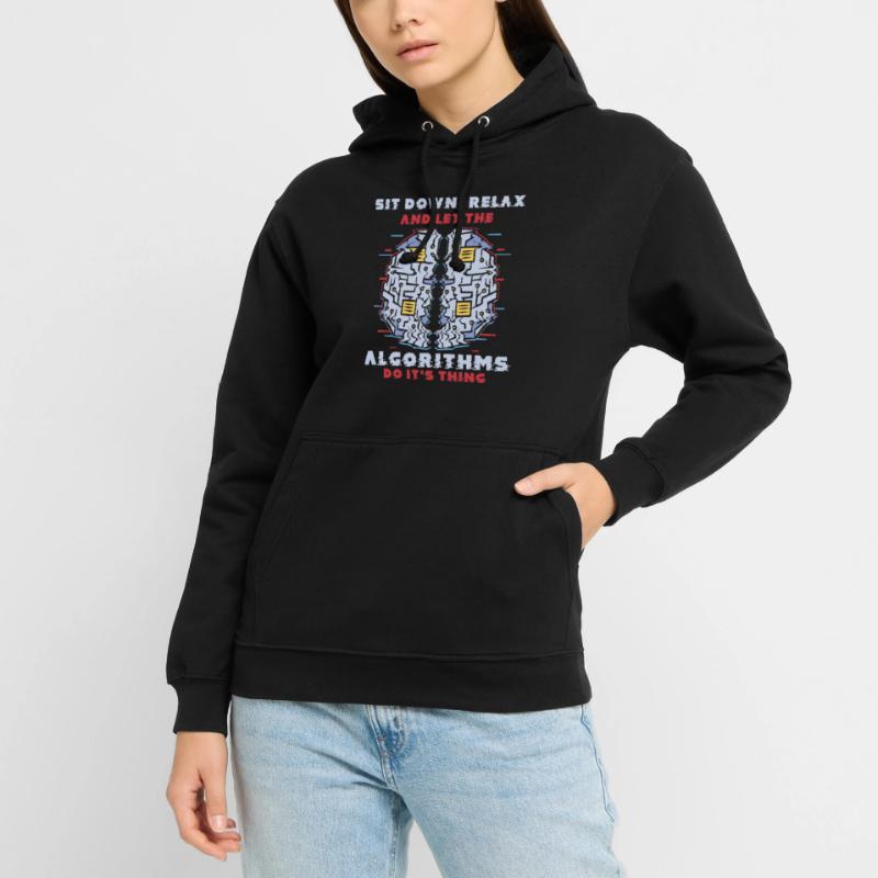 Algorithme informatique Programmeur Artificiel Sweat-shirt à capuche unisexe
