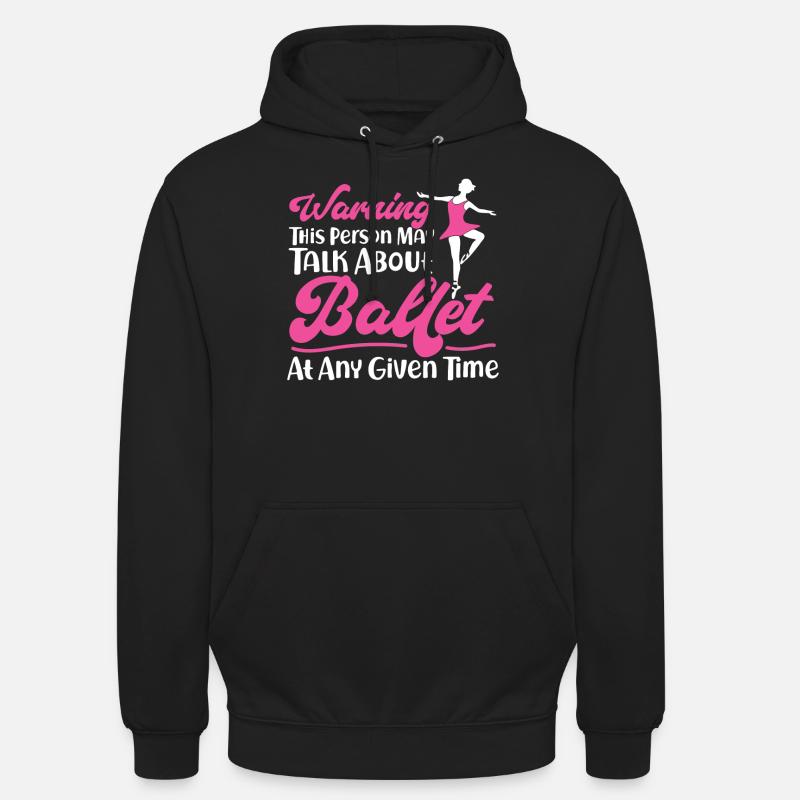 Ballet Danseuse Danse Ballerine - Sweat-shirt à capuche unisexe - noir