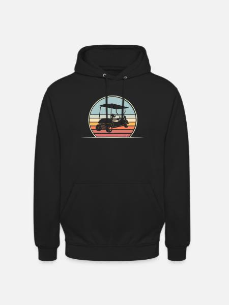 Golf Golfer - Unisex Hoodie - Schwarz