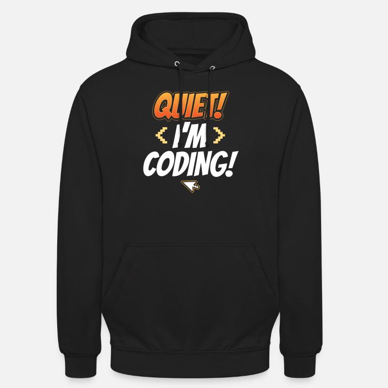 Programmation Silent I Programmation Codeur Programmation Sweat-shirt à capuche unisexe