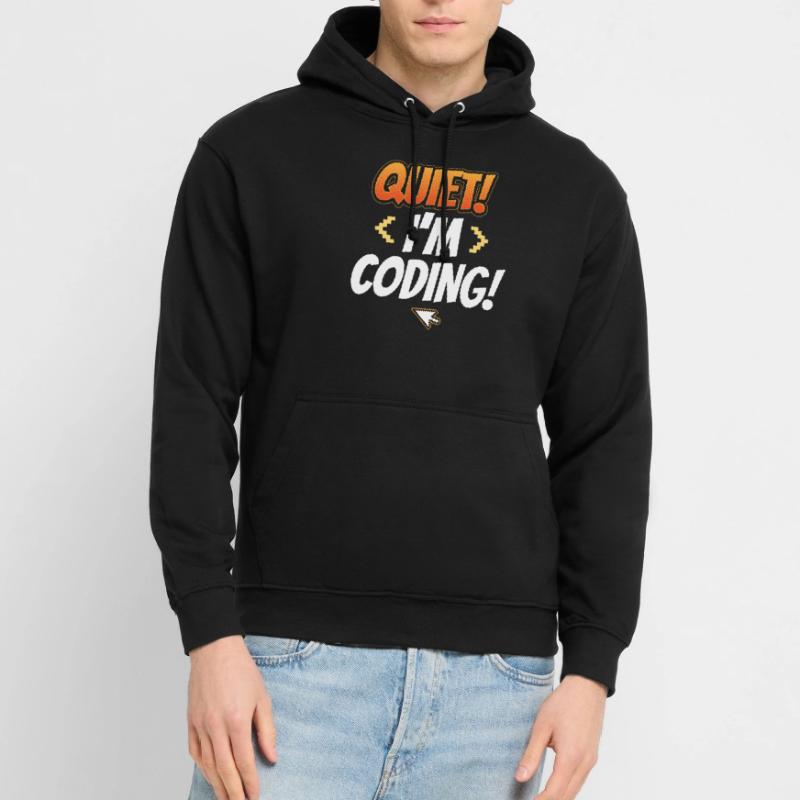 Programmation Silent I Programmation Codeur Programmation Sweat-shirt à capuche unisexe