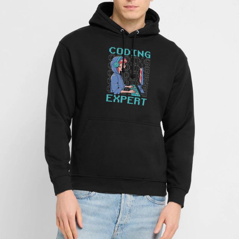 Programmeur Codeur Expert en programmation Sweat-shirt à capuche unisexe