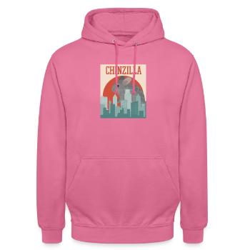 Chinchilla - Unisex Hoodie - Pink - Vorne - Alina (178cm) & Michal (187cm)