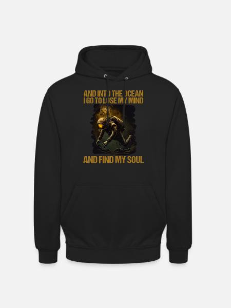Diving Diver Diver - Unisex Hoodie - black