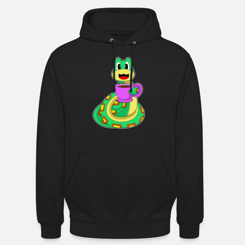 Snake Coffee - Unisex Hoodie - black