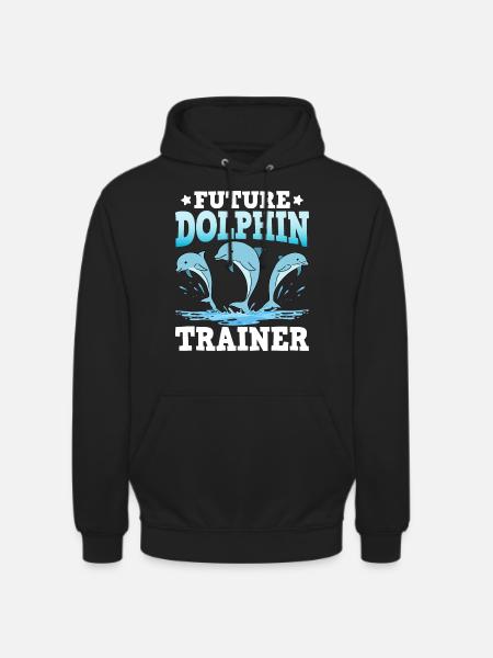 Future Dolphin Trainer - Unisex Hoodie - Schwarz