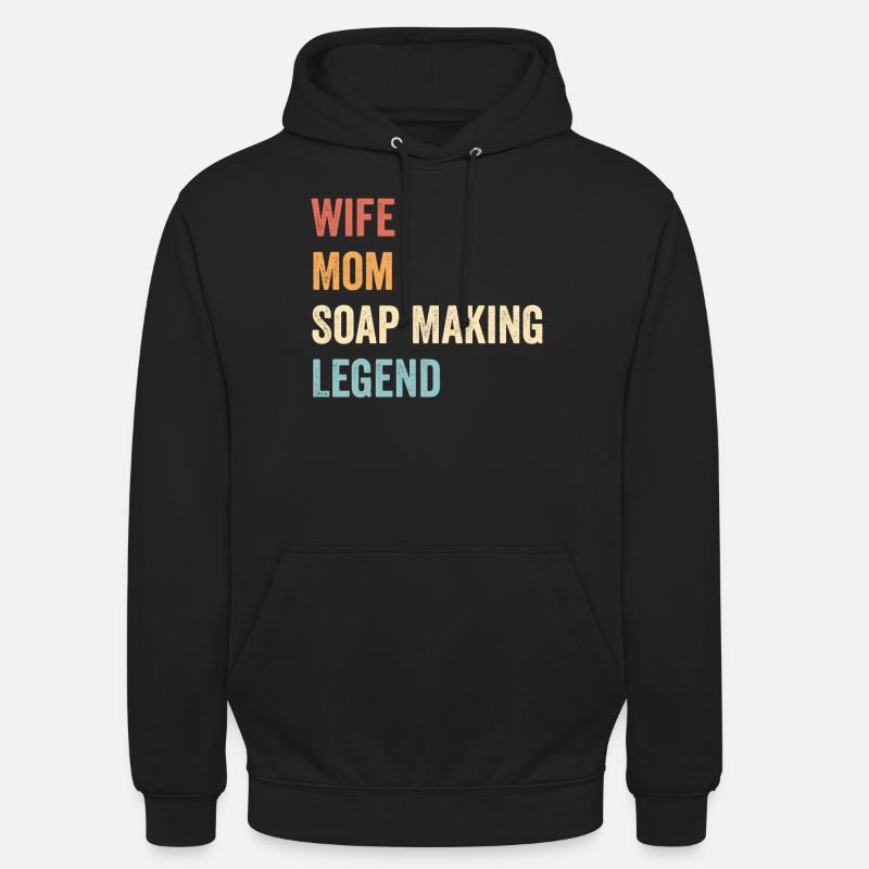 Fabricant de savon amusant - Sweat-shirt à capuche unisexe - noir