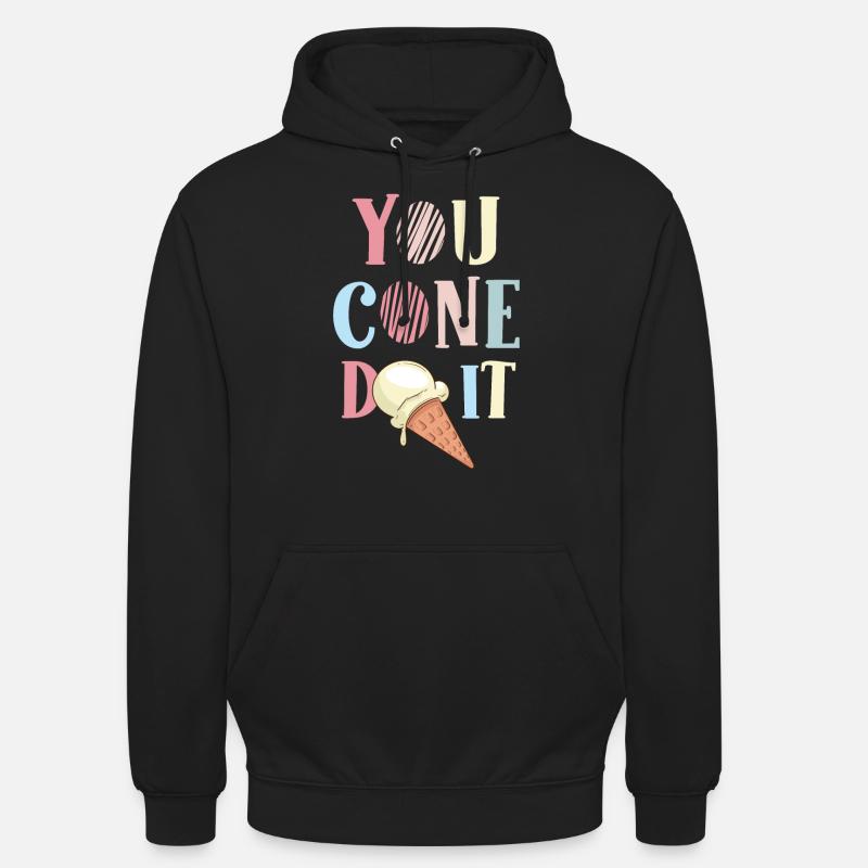Vous cône le faire - Sweat-shirt à capuche unisexe - noir
