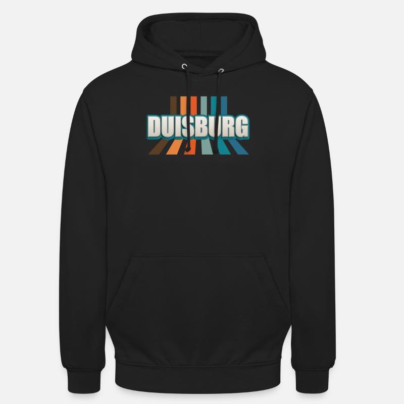 Duisburgerin Duisburger Duisburg - Sweat-shirt à capuche unisexe - noir