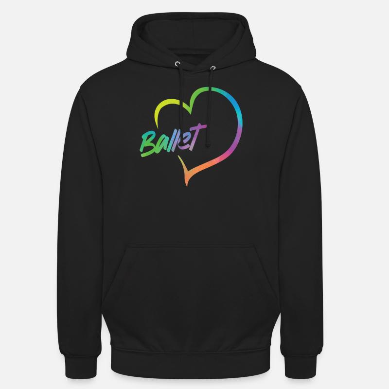 Ballet Danseuse Danse Ballerine - Sweat-shirt à capuche unisexe - noir
