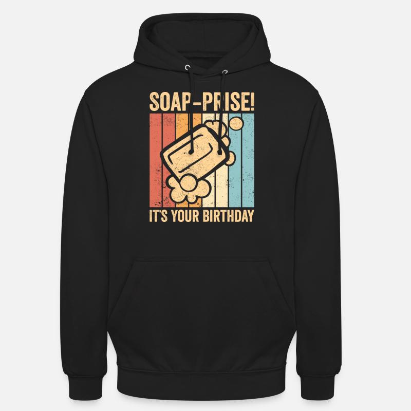 Fabricant de savon amusant - Sweat-shirt à capuche unisexe - noir