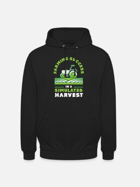 Landwirtschaftsspiele Simulation Videospiele - Unisex Hoodie - Schwarz