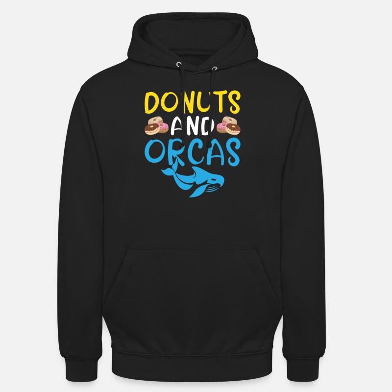 Orca Wal Geschenke - Unisex Hoodie - Schwarz