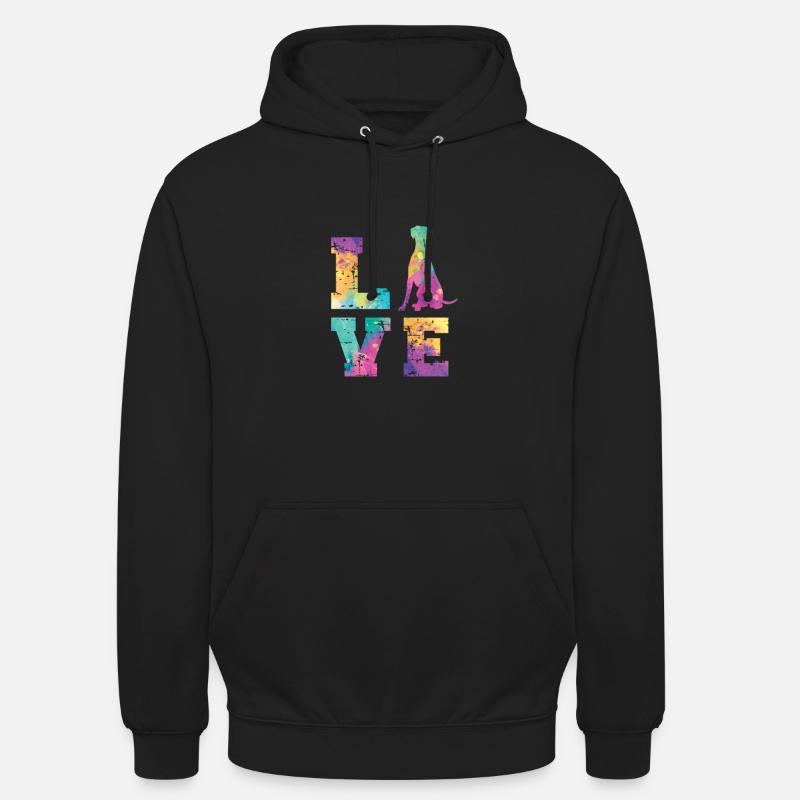 L’amour dalmate - Sweat-shirt à capuche unisexe - noir