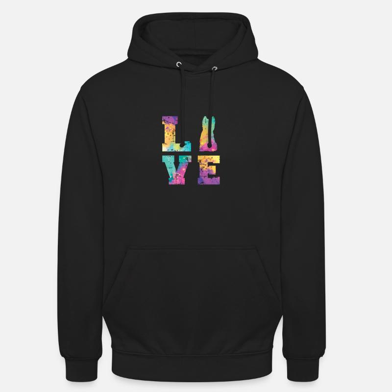 Cairn Terrier Amour - Sweat-shirt à capuche unisexe - noir