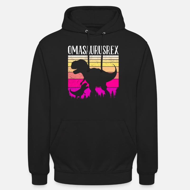 Omasaurus Muttertag Großmutter Dinosaurier Unisex Hoodie