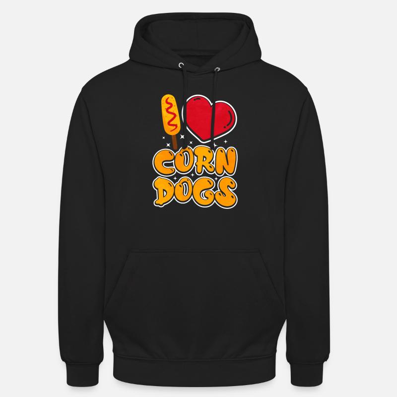 Corn Dog - Unisex Hoodie - Schwarz