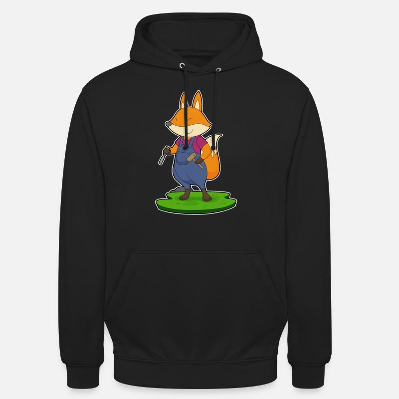 Ciseau marteau Fox Craftsman - Sweat-shirt à capuche unisexe - noir