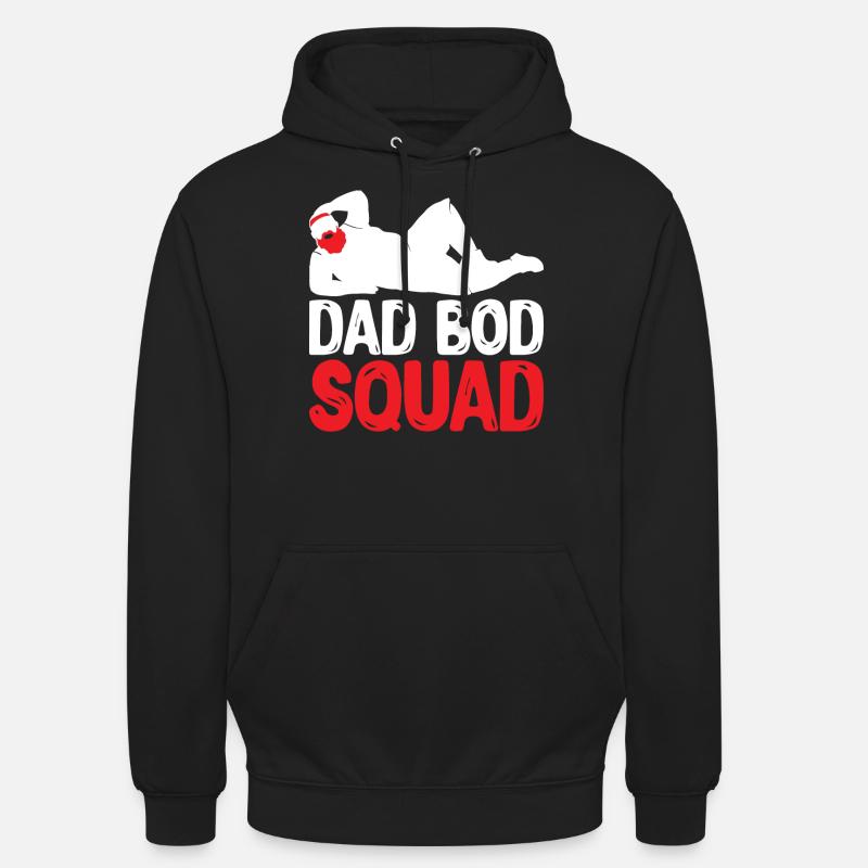 Escouade Papa Bod - Sweat-shirt à capuche unisexe - noir