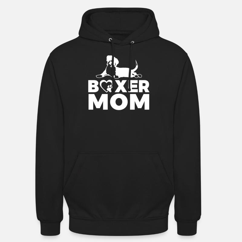 Boxer Hund Geschenke - Unisex Hoodie - Schwarz