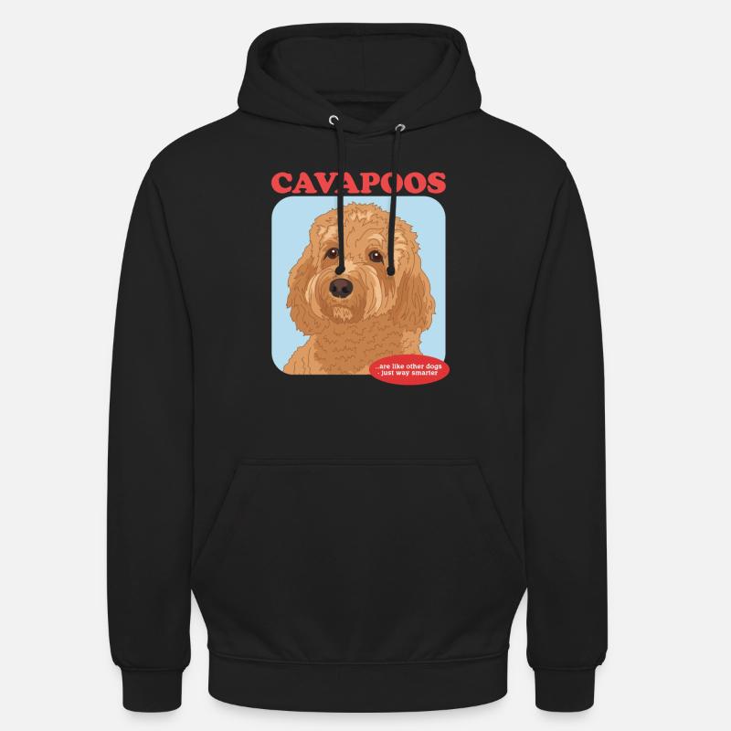 Cavapoo Hunde Cavoodle Hundebesitzer Geschenk - Unisex Hoodie - Schwarz