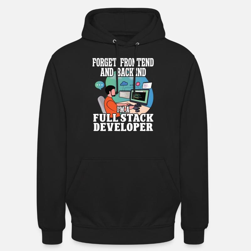 Softwareentwickler Full Stack Developer Coder Geek Unisex Hoodie