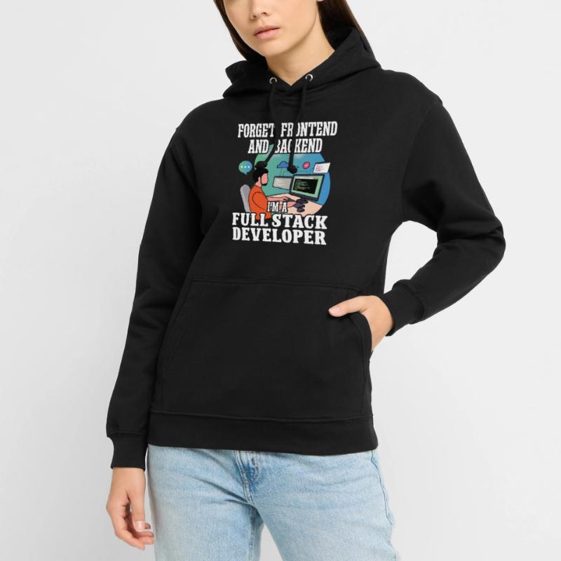 Softwareentwickler Full Stack Developer Coder Geek Unisex Hoodie