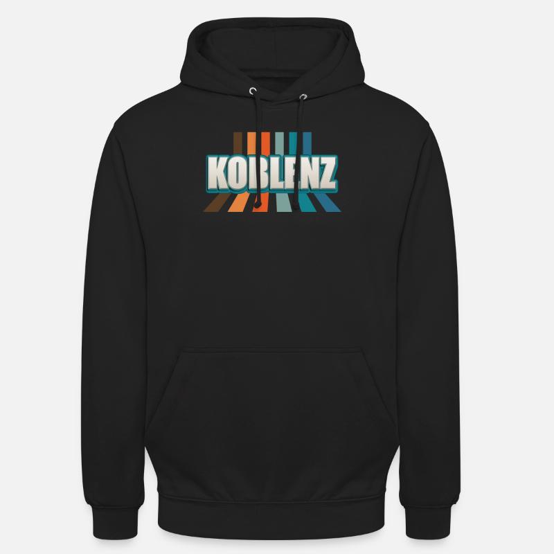 Koblenzerin Koblenzer Koblenz - Unisex Hoodie - Schwarz