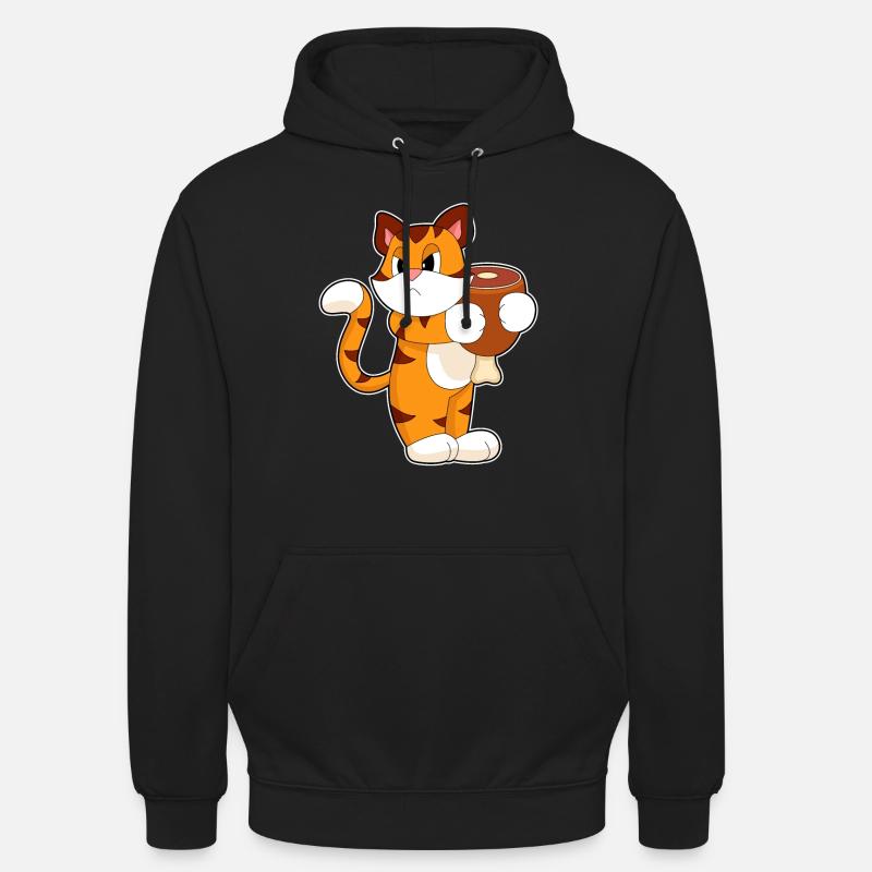 Tiger Fleisch - Unisex Hoodie - Schwarz