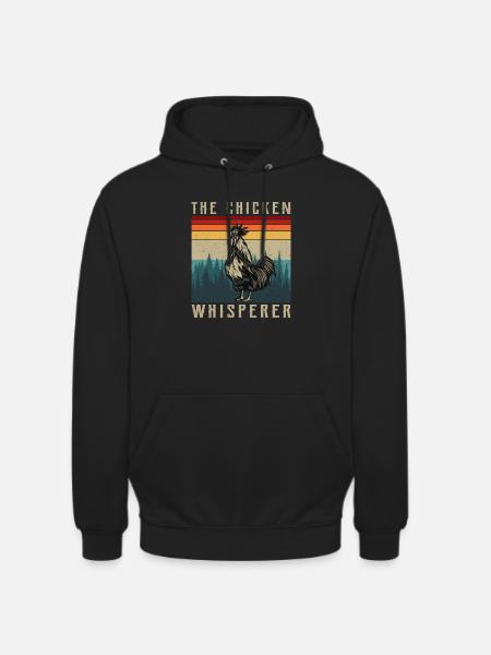 Hühnerliebhaber Hühnerbauer - Unisex Hoodie - Schwarz