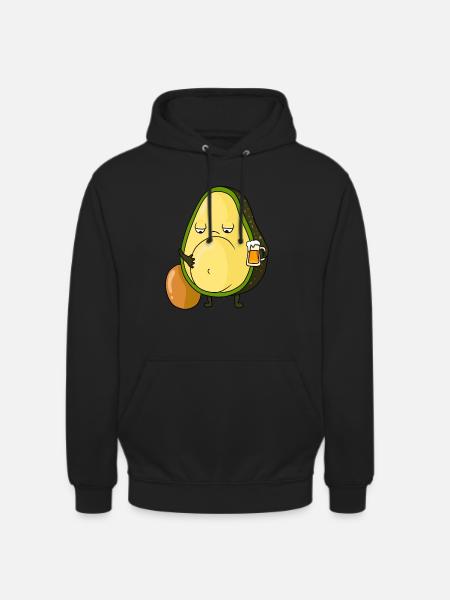 Avocado-Bier - Unisex Hoodie - Schwarz