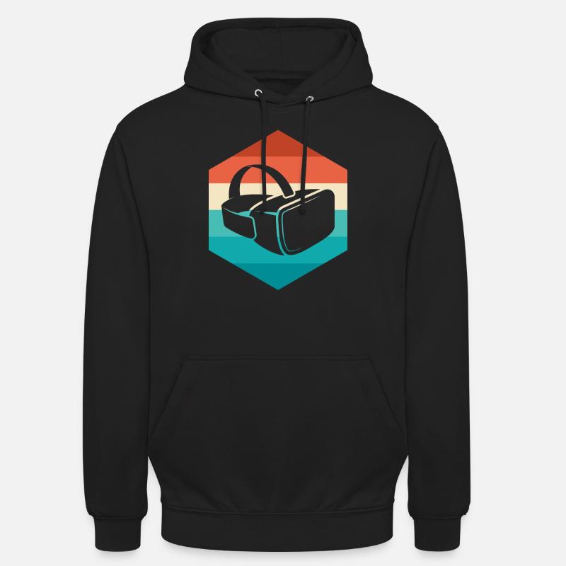Virtual Reality VR Geschenk - Unisex Hoodie - Schwarz