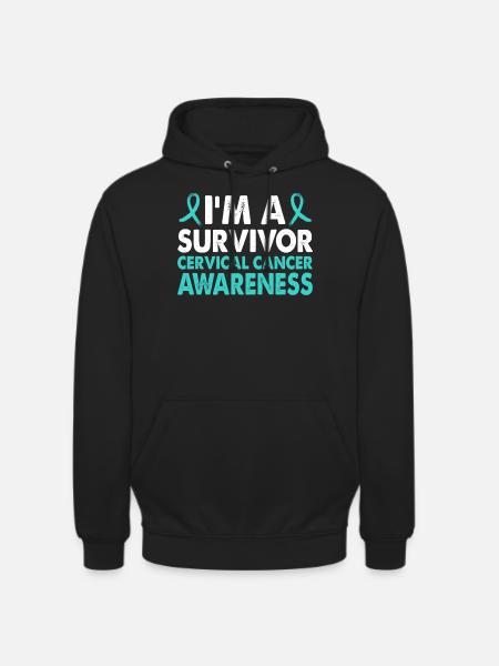 Cervical Cancer Awareness Month - Unisex Hoodie - black