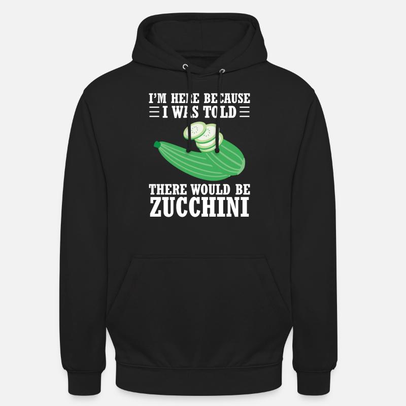Courgette - Sweat-shirt à capuche unisexe - noir