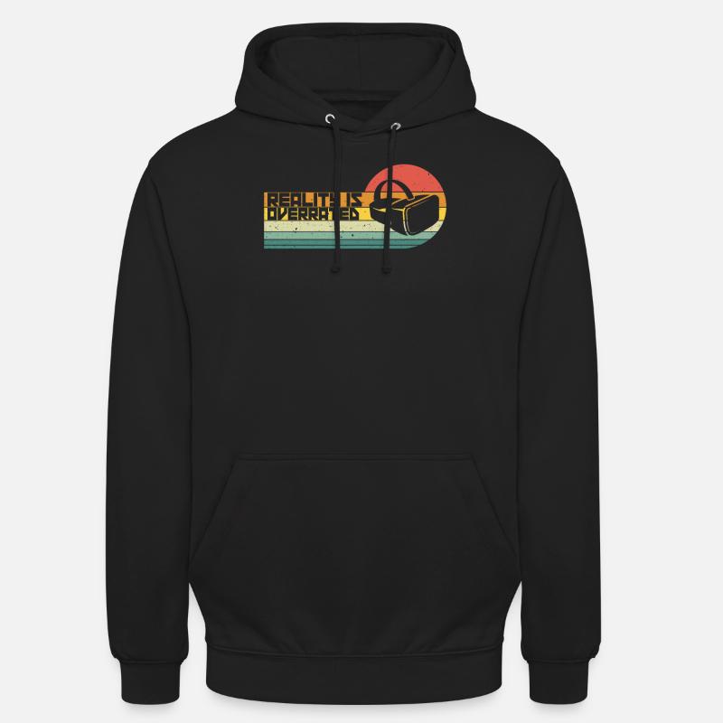 Virtual Reality VR Geschenk - Unisex Hoodie - Schwarz