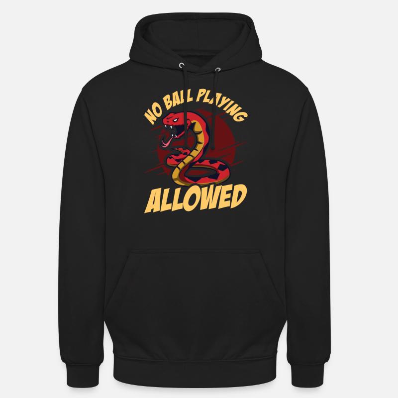 Kugelpython Schlange - Unisex Hoodie - Schwarz