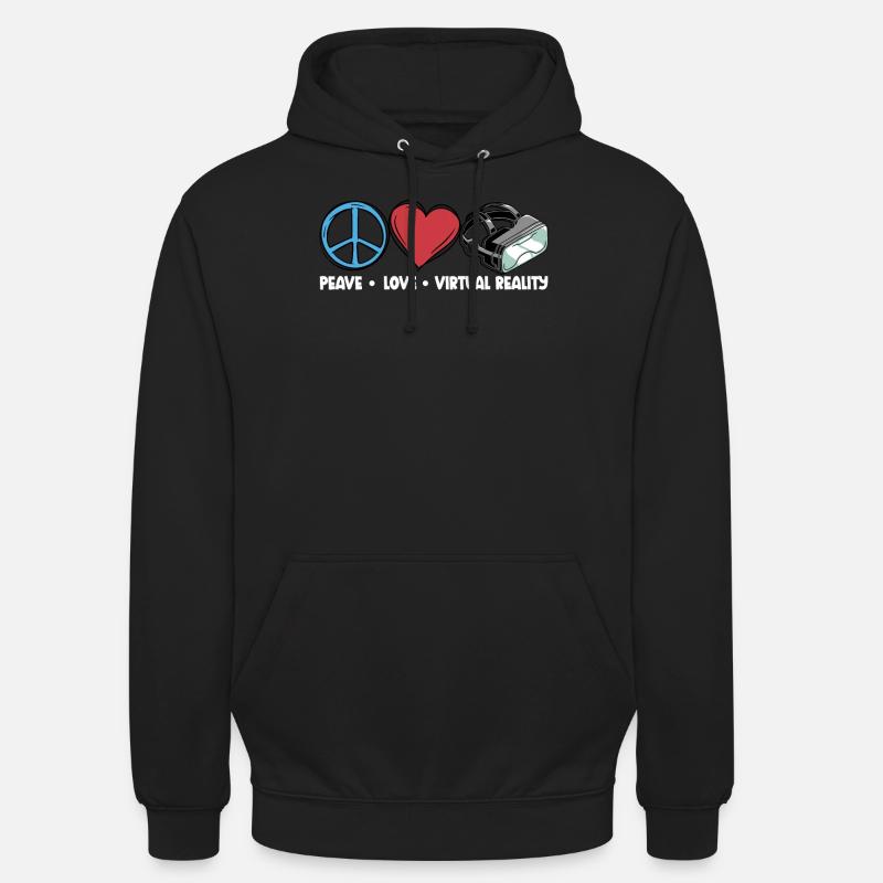 Virtual Reality VR Geschenk - Unisex Hoodie - Schwarz
