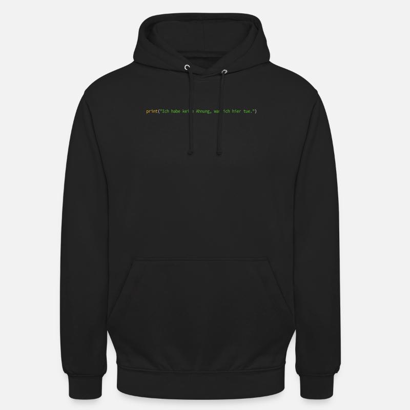 Programmierer Informatiker Nerd Softwareingenieur - Unisex Hoodie - Schwarz