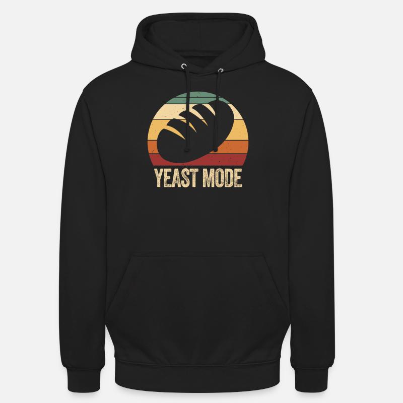 Weinlese-Hefe-Modus - Unisex Hoodie - Schwarz