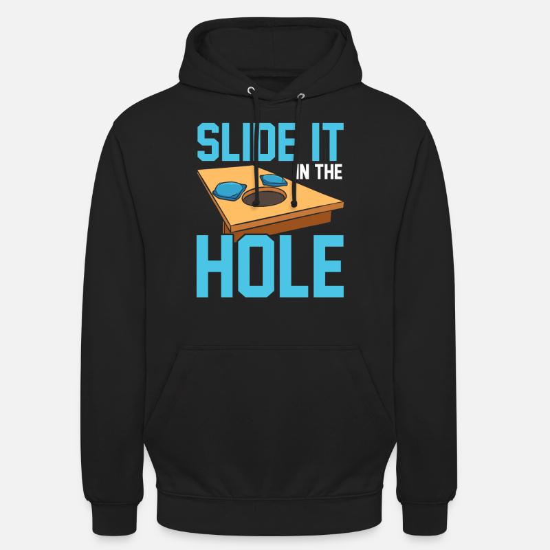 Drôle de trou de maïs - Sweat-shirt à capuche unisexe - noir