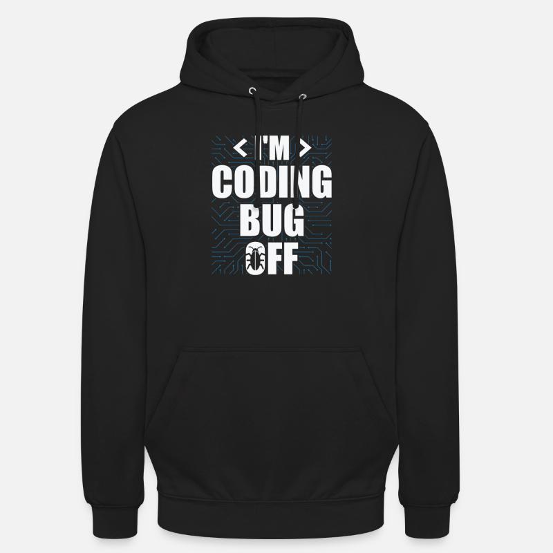Informatique Admin Programmeur Codeur IT Sweat-shirt à capuche unisexe