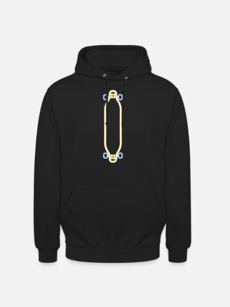 Longboarder Longboard Longboarding - Unisex Hoodie - black
