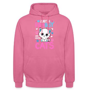 Cross Dressing - Unisex Hoodie - Pink - Vorne - Alina (178cm) & Michal (187cm)