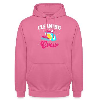 Cleaning Crew - Unisex Hoodie - Pink - Vorne - Alina (178cm) & Michal (187cm)