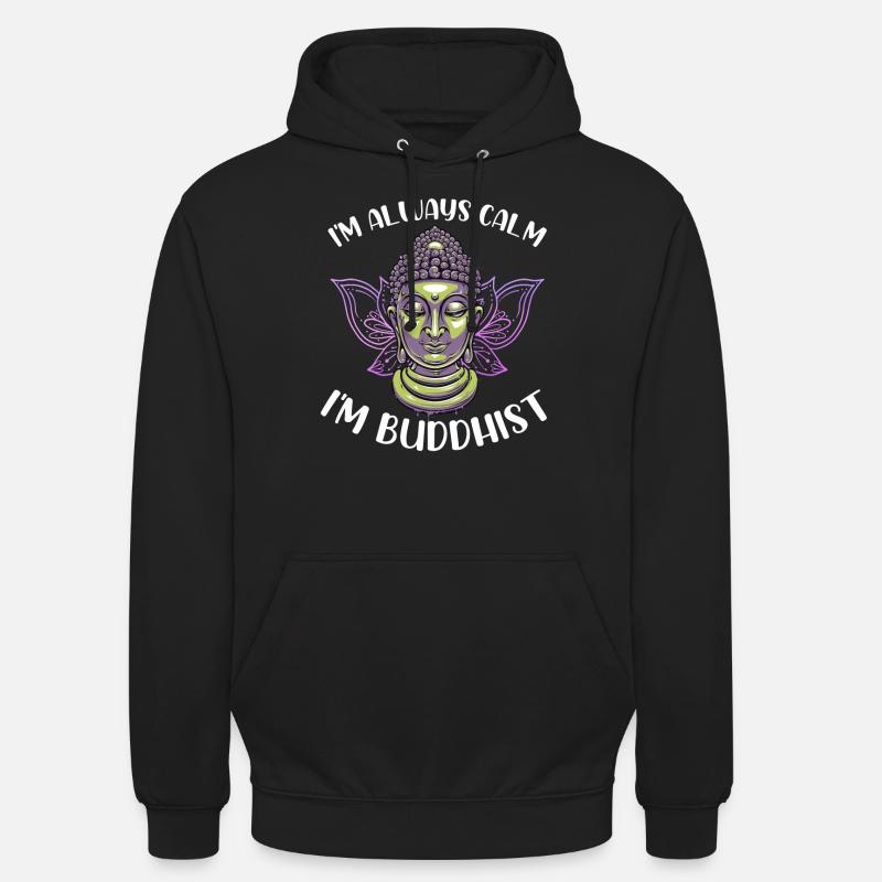 Bouddhisme Bouddha - Sweat-shirt à capuche unisexe - noir