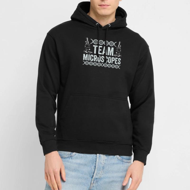 Équipe Microscopes Microscopes Dictons Microscope Sweat-shirt à capuche unisexe