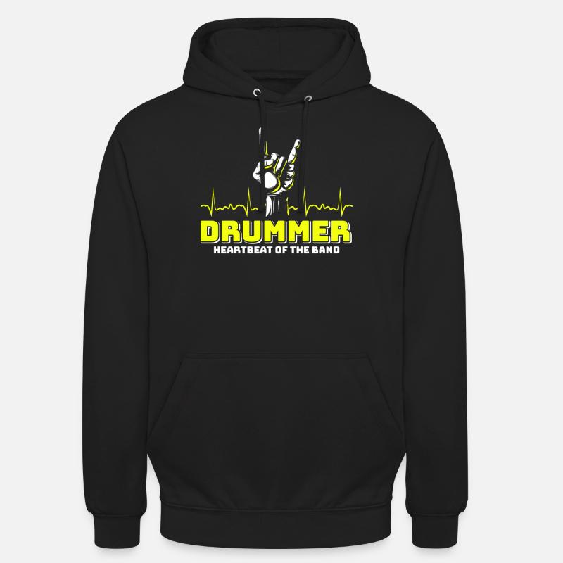 Drummers Drummers Drummers Drummers - Unisex Hoodie - black