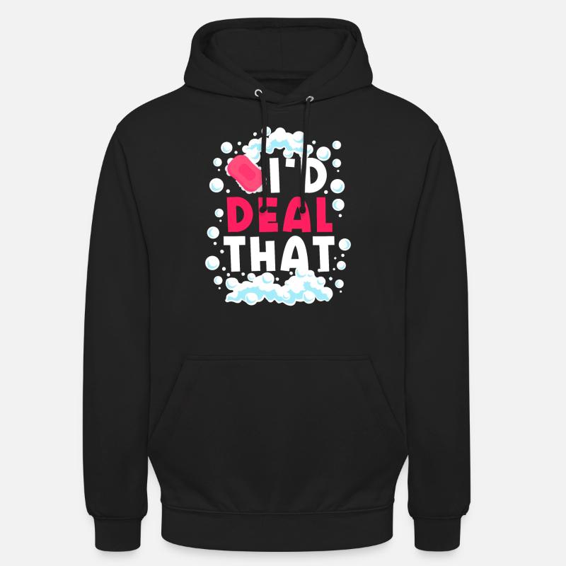 Fabrication de savon, savonnier, savonologue - Sweat-shirt à capuche unisexe - noir