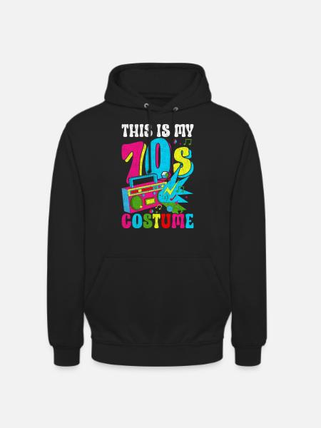 Hippie Retro Vaporwave - Unisex Hoodie - Schwarz